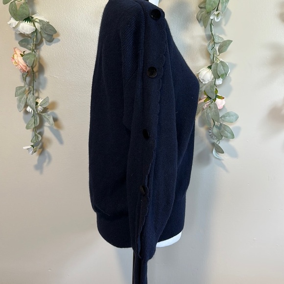 SANDRO Scalloped Sweater - Picture 7 of 8